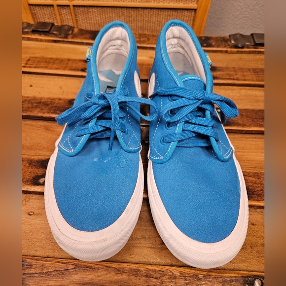 Vans x The Simpsons Mens Size 6.5 Chukka Pro Bart Blue and White Sneakers - Picture 2 of 7